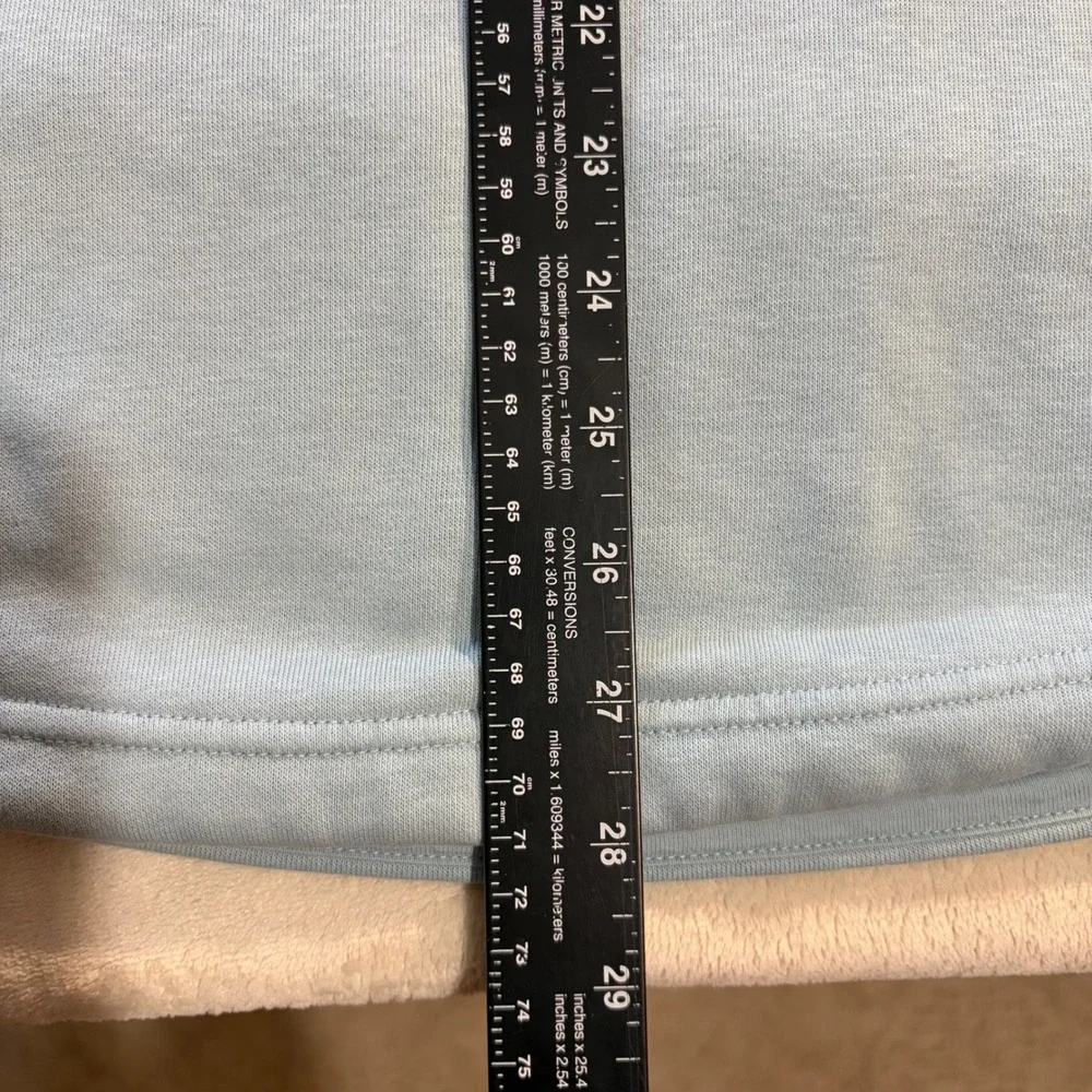 Adidas Womens XL Pullover Hoodie Light Blue Black Logo Gameday Or Any Day Sport